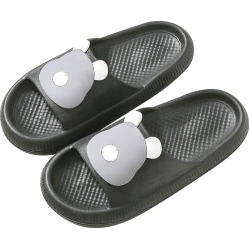Ladies Indoor Bathroom Slippers Summer Swimming Pool Gym EVA Soft Shoes Leisure Men Anti-slip Thick Platform Sandals
