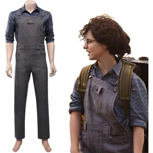 Movie Ghostbusters Cosplay Afterlife Trevor Cosplay Costume Uniform Outfit Full Suit Halloween Carnival Costume Custom Made