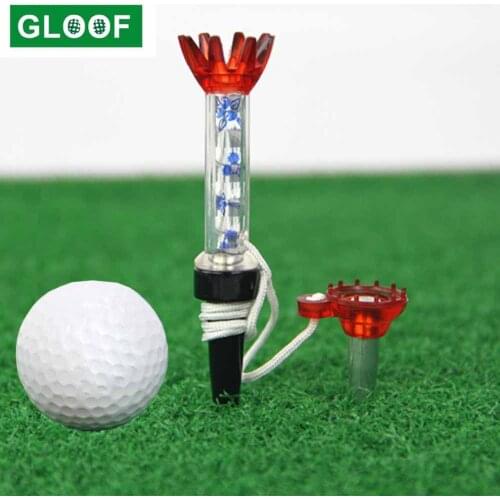 1Set 80mm Reusable Golf Magnet Tee Holder Flex Lift Support Performance Tee, Reduce Resistance, Farther Straighter Drives
