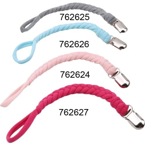 1PC Infant Nipple Clip Holders Baby Anti-off Chain Strap Pacifier Clip Holder Baby Nipple Teether Chain For Dummies Plastic