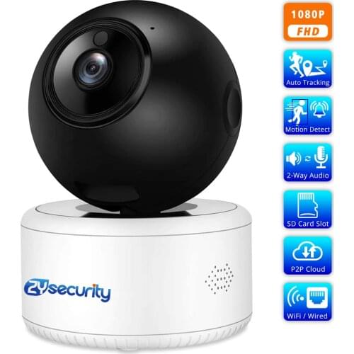1080P Wifi Dome IP Camera Auto Track Wireless Home Security Camera Cloud Night Vision Pan Tilt Audio Video Surveillance Camera