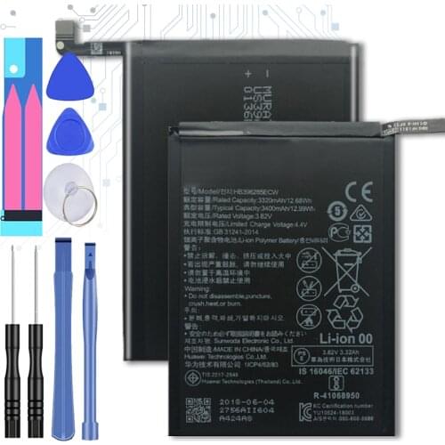 3400mAh HB396285ECW Phone Battery For Huawei P20 Honor 10 COL-AL00 COL-AL10 COL-TL00 COL-TL10 COL-L29 Tool with Track Code