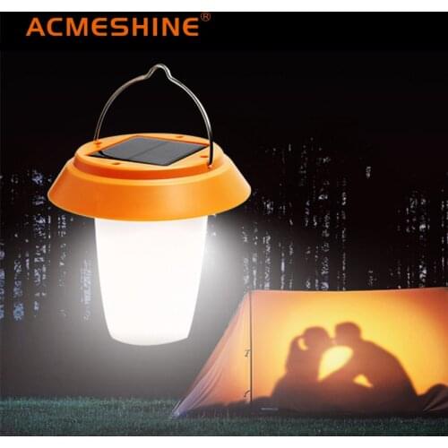 ACMESHINE Rechargeable LED Solar Charge Portable Emergency Night Market Light Outdoor Camping Home