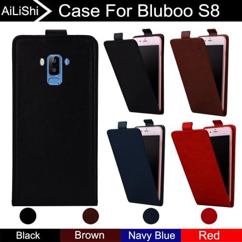 AiLiShi For Bluboo S8 Case Up And Down Vertical Phone Flip Leather Case S8 Bluboo Phone Accessories 4 Colors Tracking