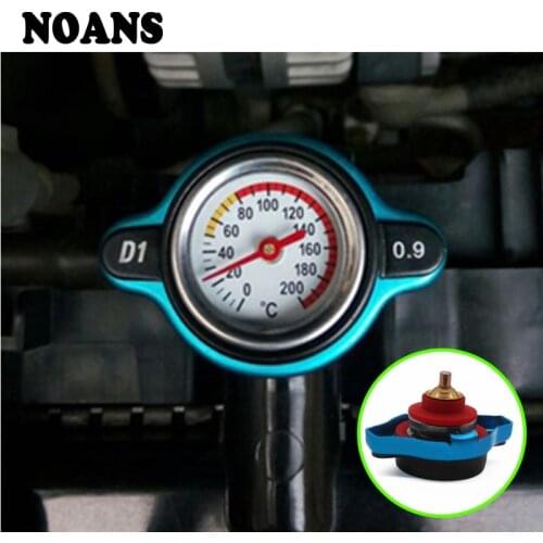 Car Accessories For VW polo passat b5 b6 Mazda 3 6 cx-5 Toyota corolla Ford focus 2 Water Tank Cap With Temperature Gauge Meter