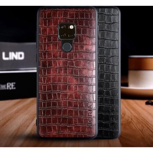 Case for Huawei Mate 20 Pro Lite funda luxury crocodile pattern leather soft TPU hard cover for Huawei mate 20 lite case capa