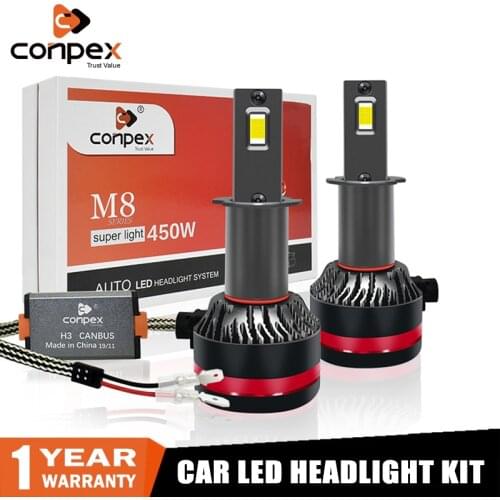 M8 Car Lights H7 H11 LED Lamp 12V 10000LM Car Headlight Bulbs H4 H1 H3 H8 H9 9005 9006 HB3 HB4 9012 H13 9007 Turbo LED Bulbs