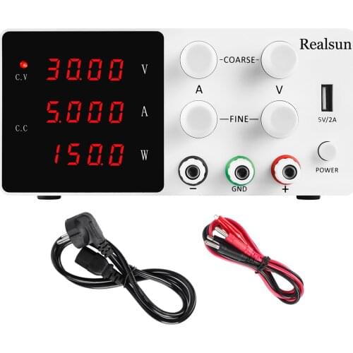 DC laboratory power supply adjustable 4-digit display 30v 10a/ 30v 5a bench source digital current stabilizer