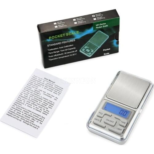 DHL FEDEX 50PCS 200g 0.01g Digital Electronic Jewelry Diamond Pocket Scale with Retail Box