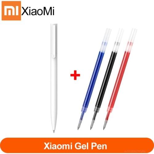 Xiaomi Gel Pen Pressed Out Core MiKuni Japan Ink Refill 0.5mm Black Writing Point Signing Pen for School Office