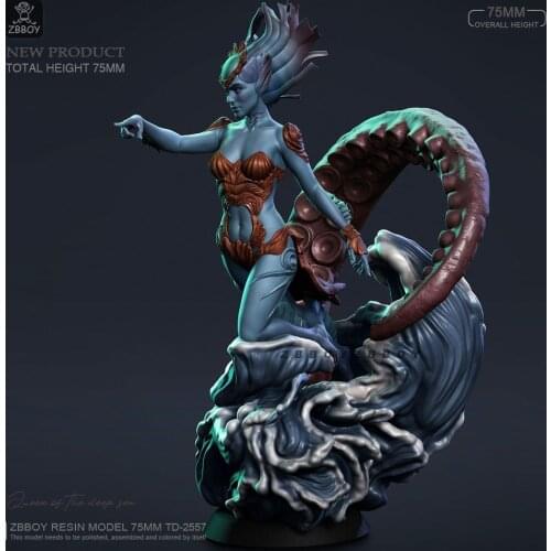 H75mm 1/24 Resin model kits figure self-assembled TD-2557