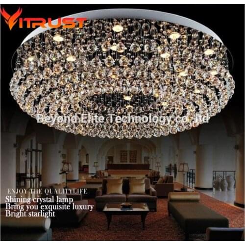 Crystal Chandelier Living room Chandeliers lighting Modern Crystal Chandeliers D80CM Living Room Lamps lustre de cristal teto