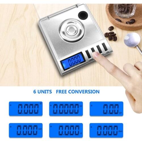 0.001g/20g Mini Size Digital LCD Balance Weight Milligram Pocket Jewelry Diamond Scale Portable Balance Weight