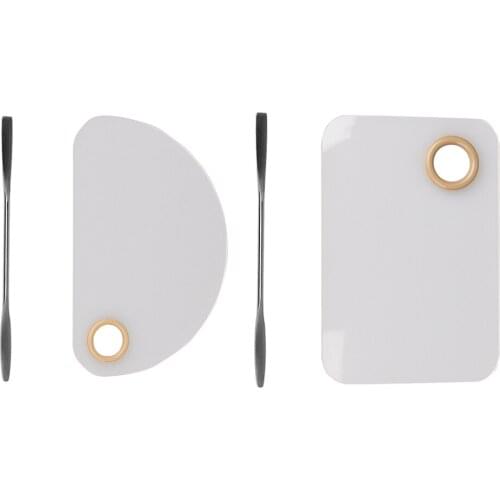 Cosmetic Makeup Acrylic Palette Nail Eye Shadow Powder Shades Mixing Makeup Palette with Spatula Tool