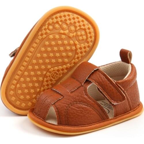 Summer Baby Boys Shoes Toddler PU Breathable Soft-soled Sandals Infant Girls Casual First Walkers Beach Shoes