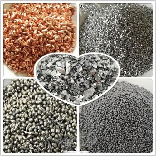 High purity copper, tin, tungsten, chromium, bismuth, molybdenum, indium, tellurium and other metal particles with purity 99.9