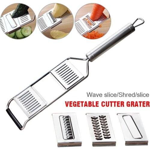 Multi Purpose Vegetable Slicer Manual Stainless Steel Cutter Household Practical Fruit Vegetable Tool Kitchen Graters