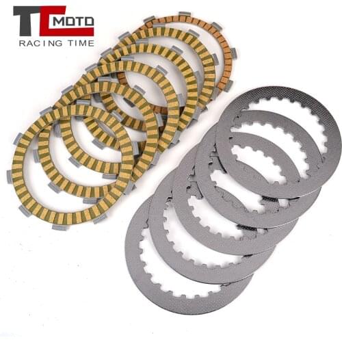 Clutch Friction Plate Set For Honda NT400 Bros 400 NC25 VT500 ED EF NV400 CJ CK CS CV Shadow Slasher 400 VRX400T NC33 NC40