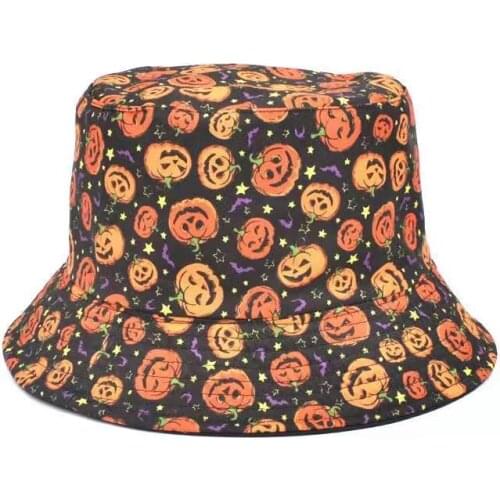 Summer Foldable Bucket Hat Unisex Women Outdoor Sunscreen Cotton Print Fishing Hunting Cap Men Basin Chapeau Sun Prevent Hats