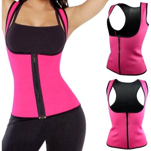 Vest New Women Neoprene Body Shaper Slimming Waist Slim Belt Underbust Plus Size XXXL Black Tops for Women Sport Bra