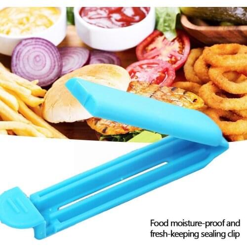 Food Preservation Portable New Kitchen Storage Food Sealing Snack Tool Seal Plastic Clips Accessories Kitchen Bag Clamp Sea G8U7