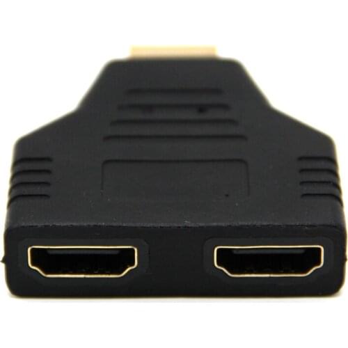 1080P V1.4 HDMI-compatible Port Male To 2 Female Switch Out Splitter Converter For HD TV Tablet