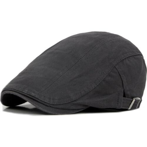 Adjustable Beret Caps Outdoor Sun Breathable Bone Brim Hats Womens Mens Herringbone Solid Flat Berets Cap Hat
