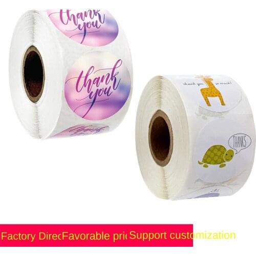 Roll sealed stickers for decoration of handicrafts