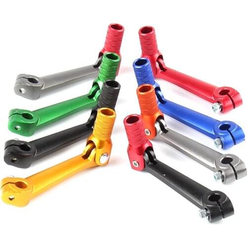 Foldable aluminum cnc gear shift lever gear shift lever fit for kayo t2 t4 t4l atv bike dirt pit bikes motorcycle gear lever