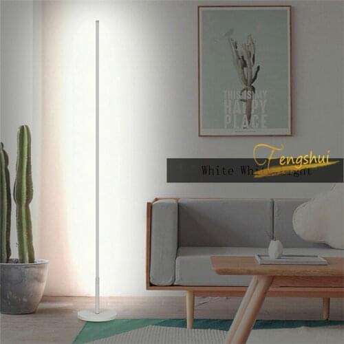 Modern Minimalism LED Floor Lamp Creative Remote Control Dimming Indoor Lighting Bedroom Bedside Standing Lamps for Living Room