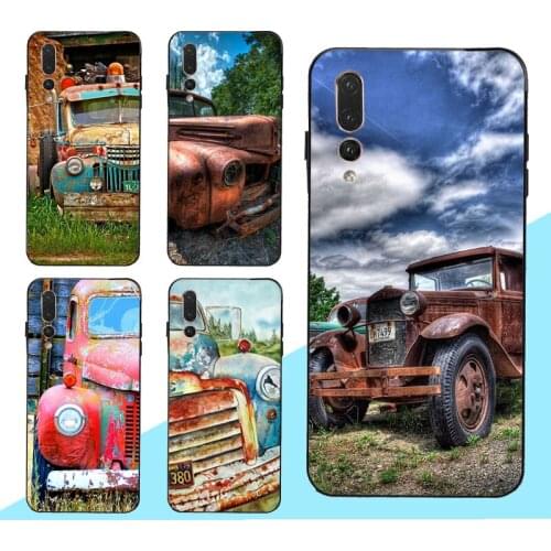 Old Retro Tractors Car Case for Huawei Honor 9 10 20 Lite 8A 8X 9X 10i 7C 7A Pro 8C 8S Nova 5T Y6 Y9 Y7 2019