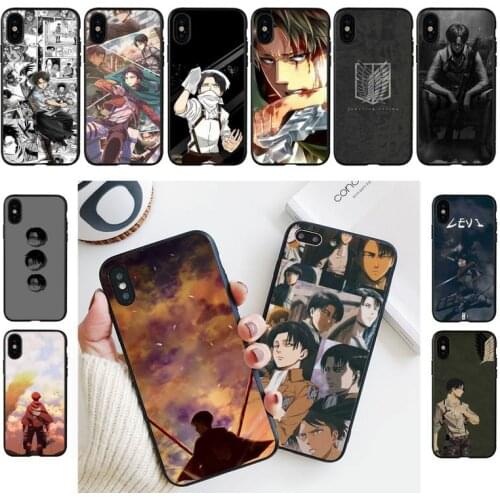 YNDFCNB Levi ackerman Phone Case For iPhone 11 8 7 6 6S Plus X XS MAX 5 5S se 2020 11 12pro max iphone xr case