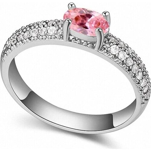 TRACYSWING Real Austrian Crystals Brand AAA Zirconia Micro Inlays Fashion Ring for women New Geometric Th-111270