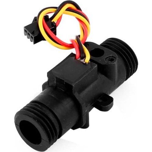 1 Pc G1/2" Hall Effect Water Flow Sensor Switch Flowmeter Meter 1-20L/min Straight