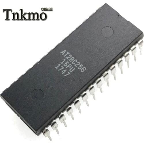 10PCS 20PCS AT28C256-15PU DIP-28 AT28C256-15 DIP28 AT28C256 28C256 256 MCU memory IC New and original