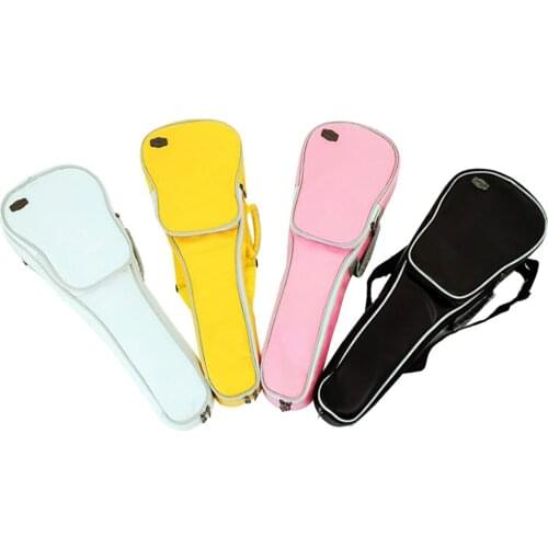 21 23 26 28 Inch Ukulele Bag High-grade Waterproof Four Strings Guitar Case Add Cotton Imitation Leather Ukulele PU Bag QB13