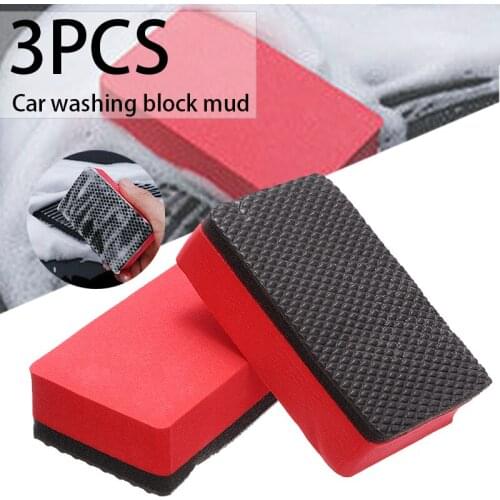 3pcs Household Window Washing Brush Auto Cleaning Brush Magic Window Wash Sponge Car Cleaning Wash Mud Sponge