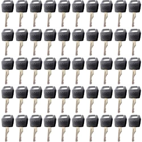 50Pc Ignition Keys Fits Case IH Tractor Dozer Backhoe D250 For Case/International Harvester Excavator