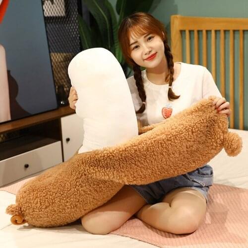 80/100/120cm Kawaii Cartoon Sheep Doll Plush Toy Soft Stuffed Animals Pillow Room Sofa Decor for Kids Baby Children Friend Gift