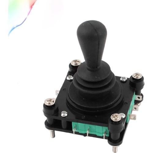 AC 240V 5Amp 4NO 4NC Momentary 2.5mm Fixing Thread Joystick Switch