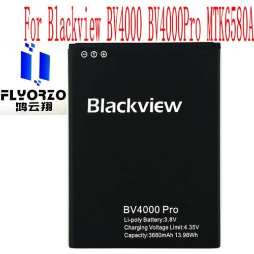 100% Brand new High Quality 3680mAh BV4000 Battery For Blackview BV4000 BV4000Pro MTK6580A Mobile Phone