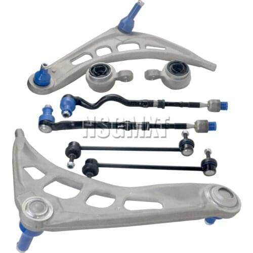 AP03 8PCS Rod Boot Ball Joint Bushing Tie Control Arm Suspension Kit for BMW 3 Series E46 Z4 E85 325i 330i 31126752718