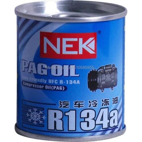 Free Shipping,Compressor oil,pag oil zone friendly HFC R-134A,Air compressor oil,70g 2pieces