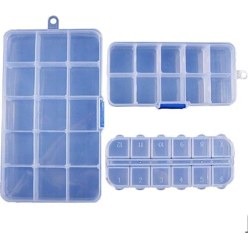 Household Supplies DIY Acrylic Transparency Storage Boxes Convenient Container For Button Beads and Small Part