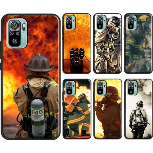 Firefighter Fireman Heroes For Xiaomi Redmi Note 9 7 8 10 Pro Note 9S 8T Cover For Redmi 9C 9 9T 6A 7A 8A 9A Case