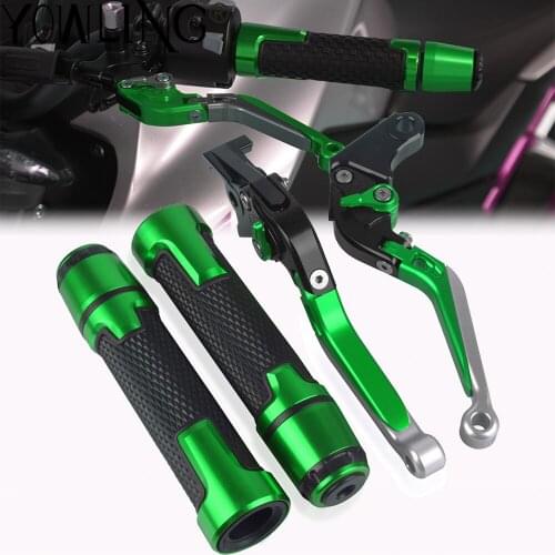 For Kawasaki NINJA400 NINJA 400 2018 2019 2020 Motorcycle Accessories CNC Aluminum Brake Clutch Levers Handlebar Hand Grips Ends