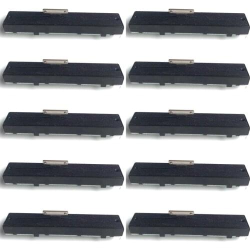 10pcs For AVOLITES 2004 Mixer console Straight Slide Potentiometer B10Kx2 / fader handle 8T