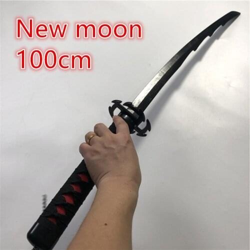 1:1 Anime Cosplay Bleach Kurosaki ichigo sword Prop New moon Sword Role cosplay Bleach Wood Sword Weapon