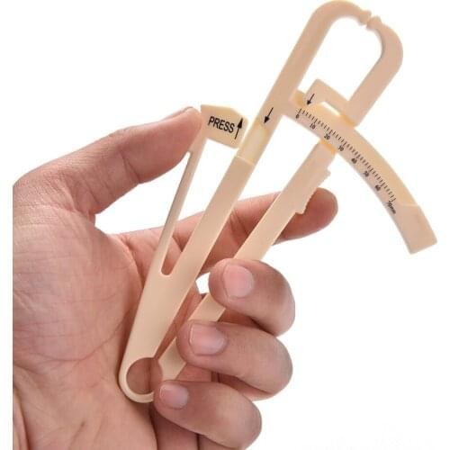 Body Fat Monitor Sebum Meter Folder Personal Body Fat Caliper Skin Analyzer Measure Charts Fitness Slim Keep Health Tester