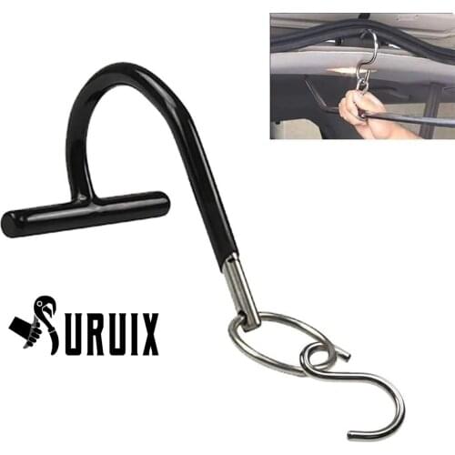 Paintless Car Dent Repair Puller Kit Paintless Dent Removal Tools Hail Rod Hanger W/S-Hook T-Lever Holder Tool